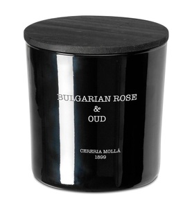 Cereria molla, Cereria Molla - XL Kerze im Glas mit Pflanzlichem Wachs & 2 Dochten 700 g /Bulgarian Rose & Oud - 1200 g, Bulgarian Rose & Oud 600g