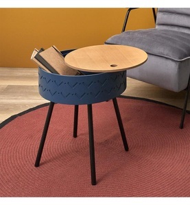 undefined, Cmp - Tisch, Truhe Eugenie - Nachtblau, 