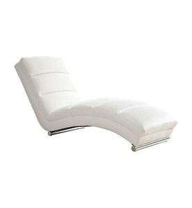 mutoni casual, Relaxliege weiss Kunstleder, Relaxliege Kunstleder weiss 170