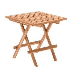 mutoni Garten, Garten Beistelltisch Teak 50x50, Garten Beistelltisch Teak 50x50