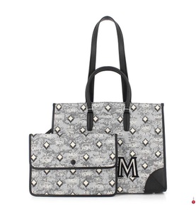 undefined, Mcm - Tragetasche Positively Conscious - Grau und Schwarz, 