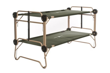 Disc-O-Bed, Disc-O-Bed - Etagenbett Arm-O-Bunk mit Seitentaschen (olive)