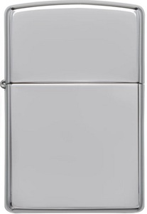 Zippo, Personalisierbares Zippo Feuerzeug Regular Chrome, Zippo-Feuerzeug High Polished - mit gratis Gravur - Zippo Feuerzeuge