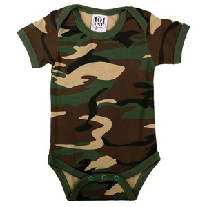 4 elements GmbH, Baby Strampler / Body mit Ärmel woodland