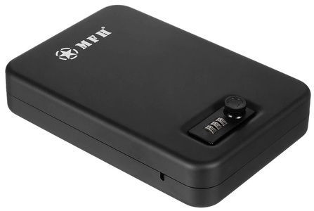 undefined, Sicherheitskassette, schwarz, Metall, mit Zahlenschloss, Sicherheitskassette, schwarz, Metall, mit Zahlenschloss