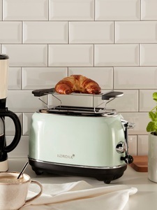 Korona, 2-Scheiben-Toaster mit Retro-Röstgradanzeige Korona Mint, 
