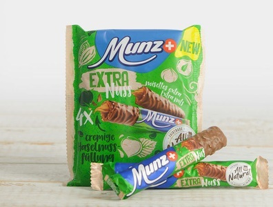 Maestrani, Munz Prügeli Extra Nuss, 4x23g, 