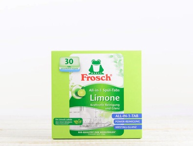 Frosch, Geschirrspüler Tabs All-in-1 Limette, 30 Tabs, Geschirrspüler Tabs All-in-1 Limette, 30 Tabs