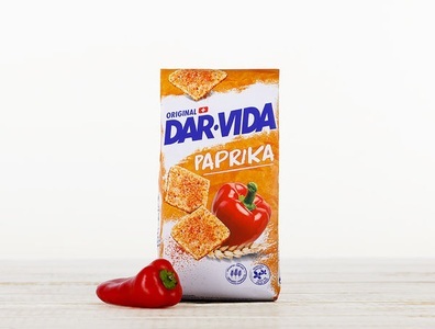 HUG Familie, DAR-VIDA Snack Paprika Mini, 125g, DAR-VIDA Snack Paprika Mini, 125g