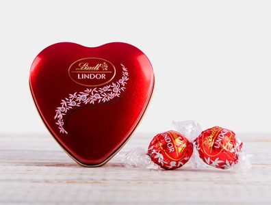 Lindt & Sprüngli, Lindor Herzdose, 62g, Lindor Herzdose, 62g