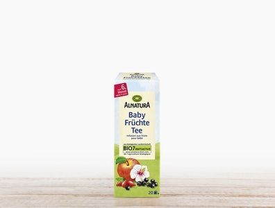 Alnatura, Bio Baby-Früchte-Tee, 20 Beutel, 45g, Bio Baby-Früchte-Tee, 20 Beutel, 45g