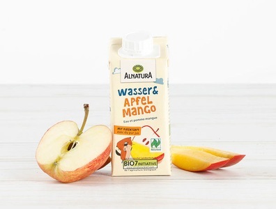 Alnatura, Bio Wasser & Apfel-Mango, 200ml, 
