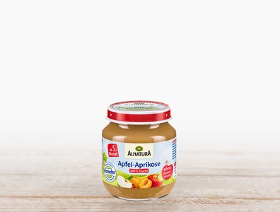 Alnatura, Bio Apfel-Marille 100% Frucht Demeter, 125g, Bio Apfel-Marille 100% Frucht Demeter, 125g