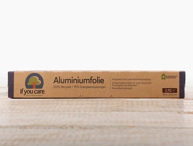 IF YOU CARE, Aluminiumfolie recycelt, 10mx29cm, Aluminiumfolie recycelt, 10mx29cm
