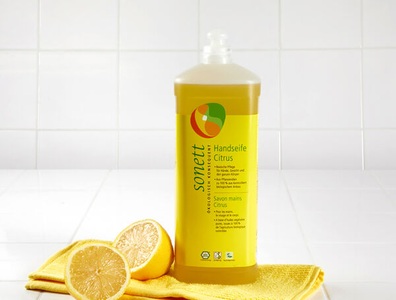 Sonett, Handseife Citrus, Nachfüllflasche, 1l, Handseife Citrus, Nachfüllflasche, 1l