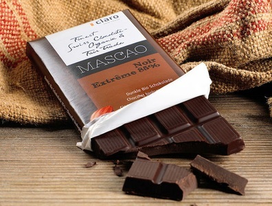 Claro Fair Trade, Dunkle Bio Schoggi 85%, 100g, Dunkle Bio Schoggi 85%, 100g