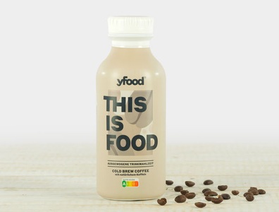 Yfood, Trinkmahlzeit Cold Brew Coffee, 500ml, Trinkmahlzeit Cold Brew Coffee, 500ml