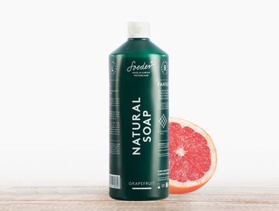 Soeder, Naturseife Grapefruit, Nachfüller 1l, Naturseife Grapefruit, Nachfüller 1l