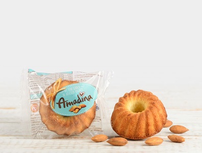 Zweifel Pomy-Chips, Amadina Gugelhöpfli aux amandes, 45g, 