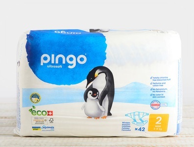 Pingo, Öko-Windeln Pingo 2 (3-6kg), 42 Windeln, 