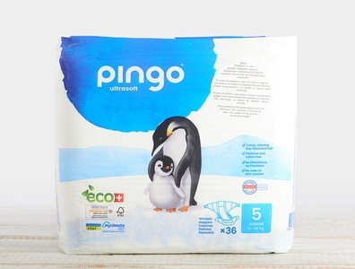 Pingo, Öko-Windeln Pingo 5 (12-25kg), 36 Windeln, 