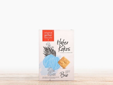 Gerber Biscuits, Bio Biscuits Hafer Kokos, 2x 80g, Bio Biscuits Hafer Kokos, 2x 80g