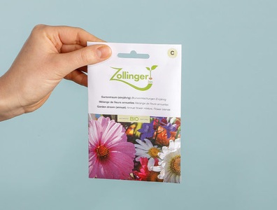 Zollinger Bio Samen, Bio Blumensamen Mischung einjährig, 5g, 