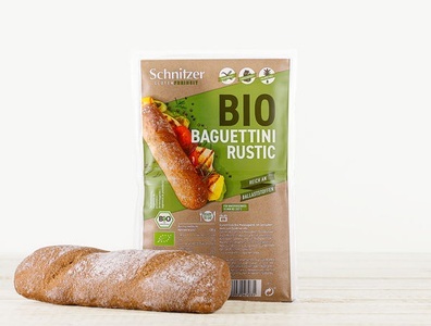 Schnitzer, Bio Baguettini Rustic, 200g, 
