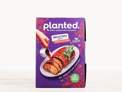 Planted Foods, planted.braten mit Sauce, 610g, planted.braten mit Sauce, 610g