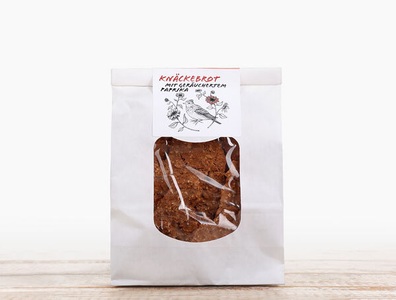 Käsers Schloss, Knäckebrot mit geräuchtertem Paprika, 200g, Knäckebrot mit geräuchtertem Paprika, 200g