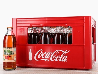 Coca Cola, Fuse Tea Peach, 24x33cl, Fuse Tea Peach, 24x33cl