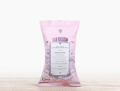 San Nicasio, Kartoffelchips - Himalaya Salz klein, 40g, Kartoffelchips - Himalaya Salz klein, 40g