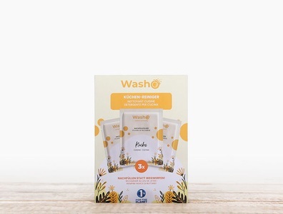 Washo, Küchenreiniger Nachfüllpulver, 3 Stück, 