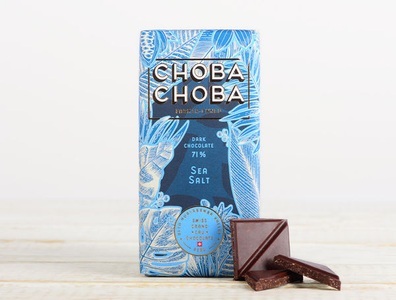 Choba Choba, Bio Dunkle Schoggi 71% mit Meersalz, 91g, Bio Dunkle Schoggi 71% mit Meersalz, 91g