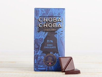 Choba Choba, Dunkle Schweizer Schoggi 71%, 91g, 