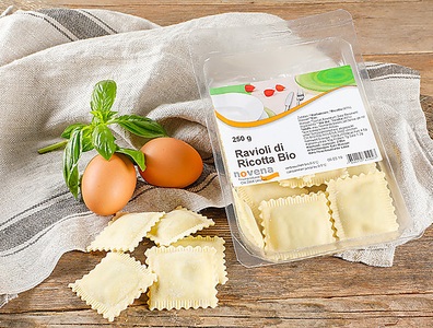 Novena, Bio Ricotta Spinat Ravioli, 250g, Bio Ricotta Spinat Ravioli, 250g