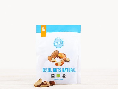 Pakka, Bio Paranüsse nature, 100g, Bio Paranüsse nature, 100g
