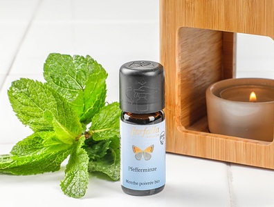 Farfalla Essentials, Ätherisches Öl Bio-Pfefferminze, 10ml, 