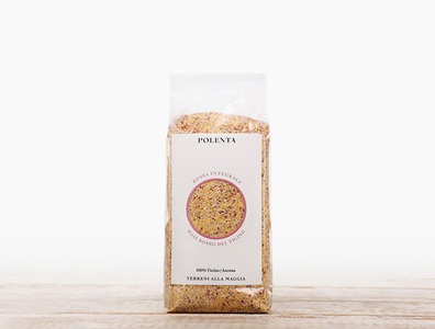 Terreni alla Maggia, Tessiner Polenta Rossa Integrale, 500g, Tessiner Polenta Rossa Integrale, 500g