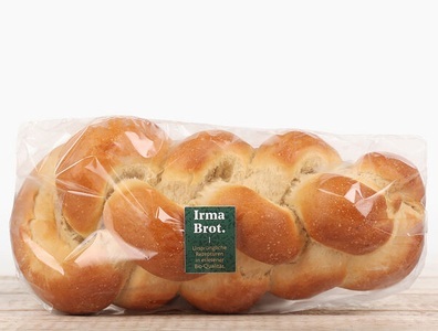 Irma Brot, Bio Frischback Butterzopf, 400g, Bio Frischback Butterzopf, 400g