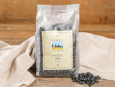 TERRA VERDE, Bio Schwarze Bohnen (Fagioli neri), 500g, Bio Schwarze Bohnen (Fagioli neri), 500g
