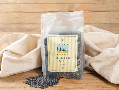 TERRA VERDE, Bio Linsen Beluga schwarz (Lenticchie nere), 500g, Bio Linsen Beluga schwarz (Lenticchie nere), 500g