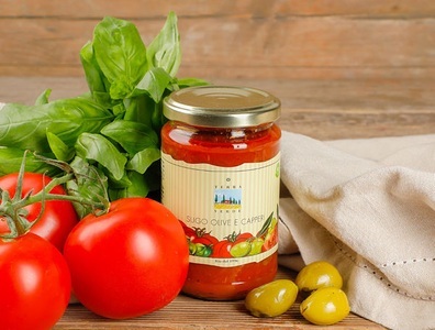 TERRA VERDE, Bio Sugo Olive e Caperi, 290g, 