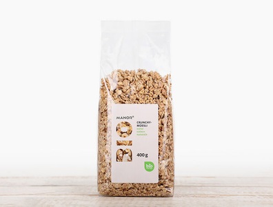 MANOR Bio, Bio Crunchy-Müesli Natur, 400g, Bio Crunchy-Müesli Natur, 400g