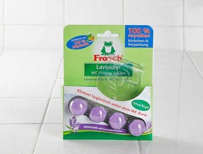 Frosch, WC-Stein Lavendel, 100% recycelbar, 