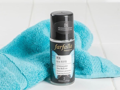 Farfalla Essentials, MEN Deo roll-on rosa Pfeffer, 50ml, 