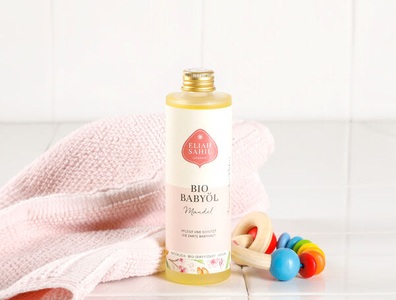 Eliah Sahil, Babyöl mit Bio Mandel, 100ml, 