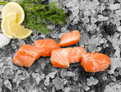 Swiss Alpine Fish, Fondue Chinoise Swiss Lachs-Filet, ca. 100g, Fondue Chinoise Swiss Lachs-Filet, ca. 100g
