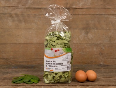 Novena, Novena Bio Dinkel Spinat Tagliatelle, 350g, 