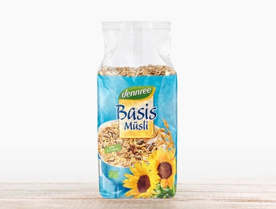 dennree, Bio Basis Müesli, 750g, 